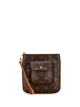 Louis Vuitton Pre-Owned: Коричневый клатч 