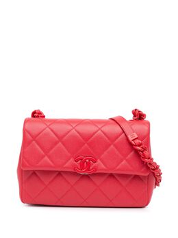 CHANEL Pre-Owned: Розовая сумка через плечо 