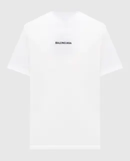 Balenciaga: Белая футболка 