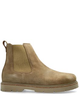 Birkenstock: Коричневые ботинки 