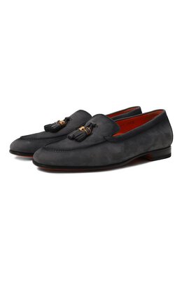 Santoni: Тёмные туфли 