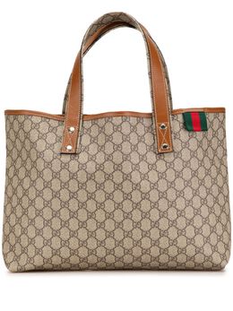 Gucci Pre-Owned: Коричневая сумка-шоппер 