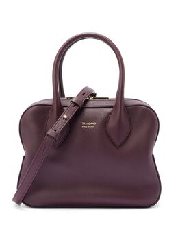 Ferragamo: Красная сумка-шоппер 