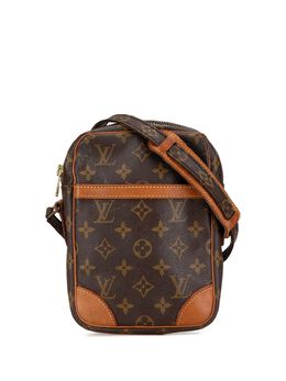 Louis Vuitton Pre-Owned: Коричневая сумка через плечо 