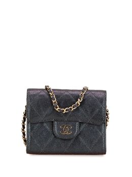 CHANEL Pre-Owned: Чёрная сумка через плечо 