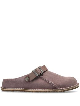 Birkenstock: Фиолетовые сандалии 