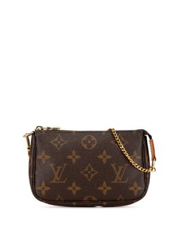 Louis Vuitton Pre-Owned: Коричневая сумка 
