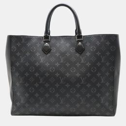 Louis Vuitton: Чёрная сумка-шоппер 