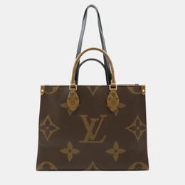 Louis Vuitton: Коричневая сумка-шоппер 