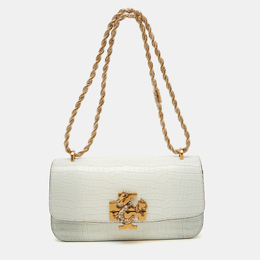 Tory Burch: Белая сумка  Eleanor