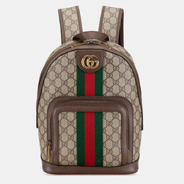 Gucci: Бежевый рюкзак  GG Supreme