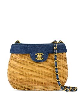 CHANEL Pre-Owned: Бежевая сумка 