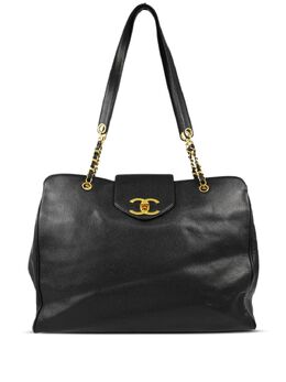 CHANEL Pre-Owned: Чёрная сумка 