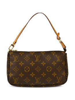 Louis Vuitton Pre-Owned: Коричневый клатч 