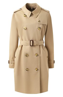 Burberry: Хлопковый плащ 