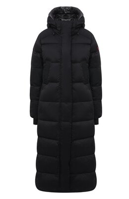 Canada Goose: Чёрный пуховик  Alliston