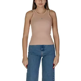 Calvin Klein Jeans: Розовый топ 