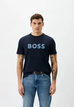 Boss: Синяя футболка 