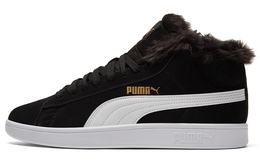 PUMA: Чёрные кроссовки  Smash V2