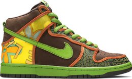 Nike: Коричневые кроссовки  Dunk High Pro SB