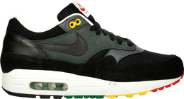 Nike: Чёрные кроссовки  Air Max 1