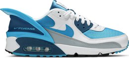 Nike: Голубые кроссовки  Air Max 90 Flyease