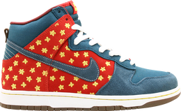 Nike: Синие кроссовки  Dunk High Premium SB