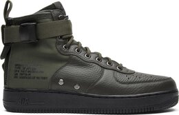 Nike: Зелёные кроссовки  SF Air Force 1