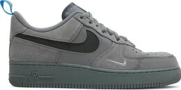 Nike: Серые кроссовки  Air Force 1 Low