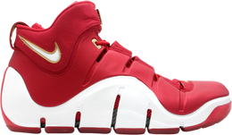 Nike: Красные кроссовки  Zoom Lebron 4