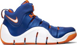 Nike: Синие кроссовки  Zoom Lebron 4