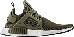 Adidas: Зелёные кроссовки  NMD XR1 Primeknit