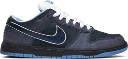 Nike: Голубые кроссовки  Dunk Low Premium SB