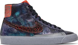 Nike: Синие кроссовки  Blazer Mid