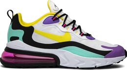 Nike: Фиолетовые кроссовки  Air Max 270 React