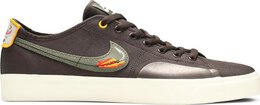 Nike: Коричневые кроссовки  Blazer Court SB