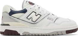 New Balance: Белые кроссовки  550