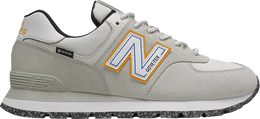 New Balance: Белые кроссовки  574