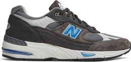 New Balance: Серые кроссовки  991