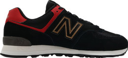 New Balance: Чёрные кроссовки  574