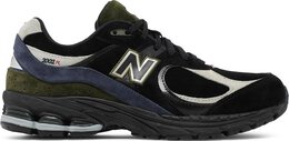 New Balance: Чёрные кроссовки  2002R