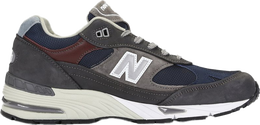 New Balance: Белые кроссовки  991