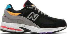 New Balance: Чёрные кроссовки  2002R