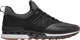 New Balance: Чёрные кроссовки  574