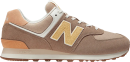 New Balance: Светлые кроссовки  574