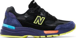 New Balance: Чёрные кроссовки  992