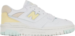 New Balance: Белые кроссовки  550