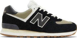 New Balance: Чёрные кроссовки  574