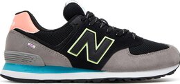 New Balance: Чёрные кроссовки  574