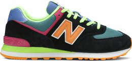 New Balance: Чёрные кроссовки  574